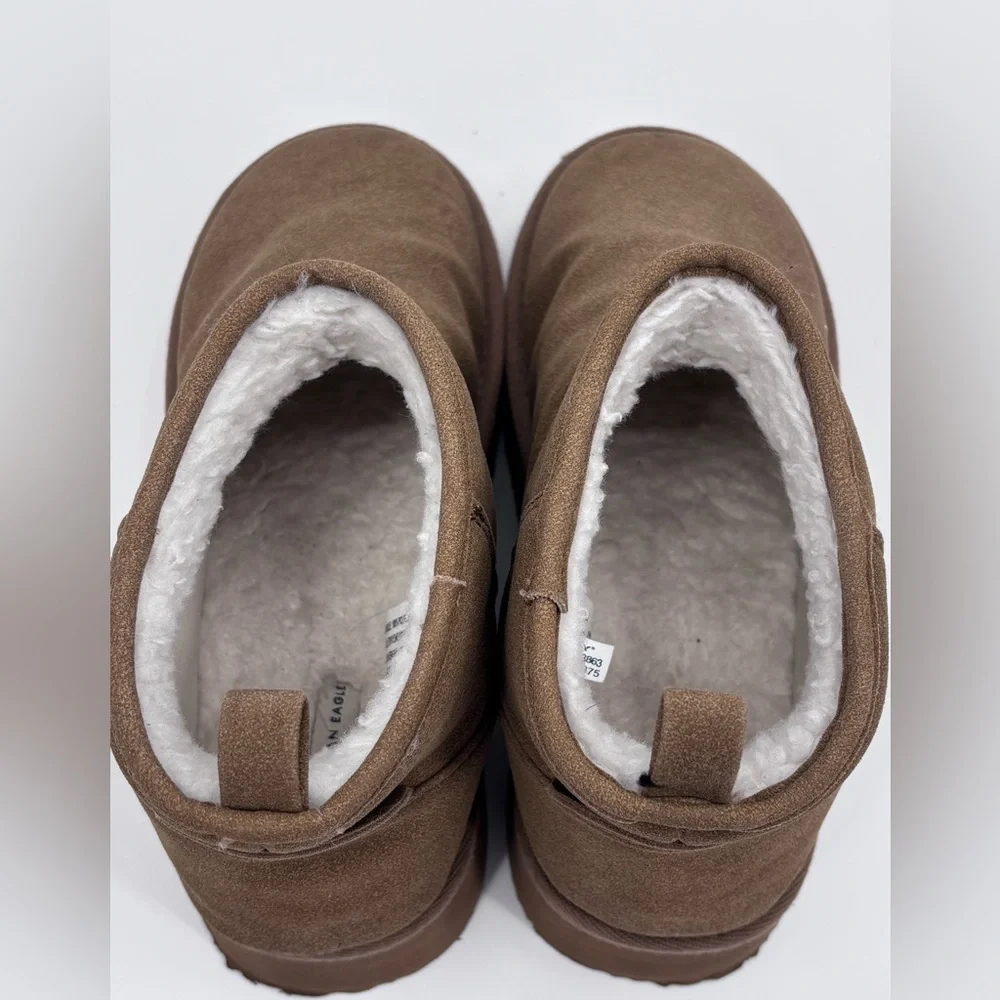 American Age Cream Lined Footwear